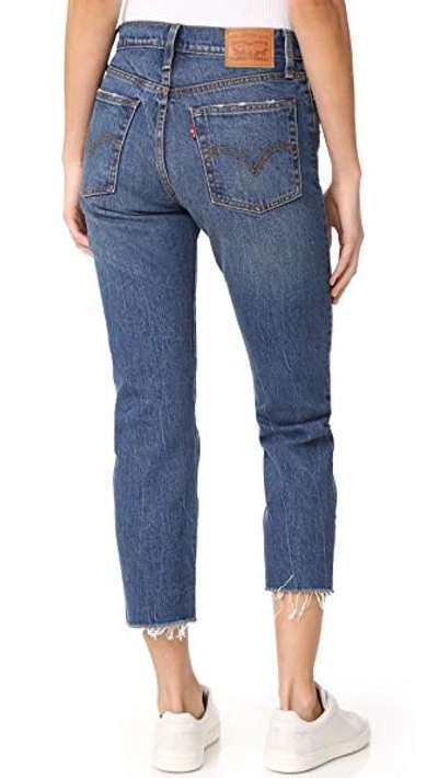 Shop Levi's Wedgie Straight Jeans In Lasting Impression