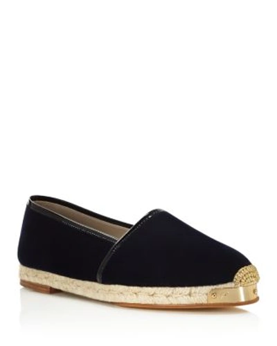 Shop Giuseppe Zanotti Drillas Espadrille Flats In Navy