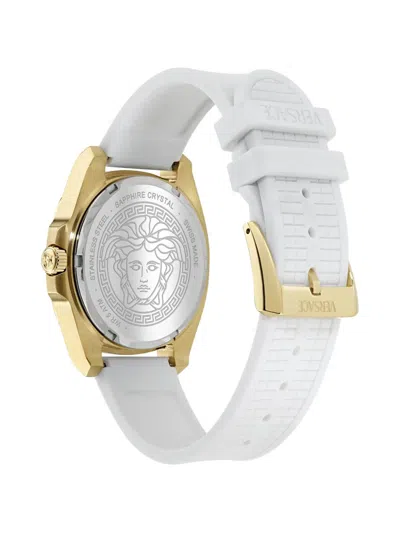 Versace Greca Pulse 38mm Watch In Metallic