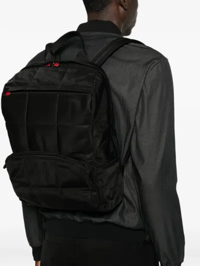 Kiton Quilted Backpack In Black