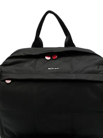 Kiton Quilted Backpack In Black