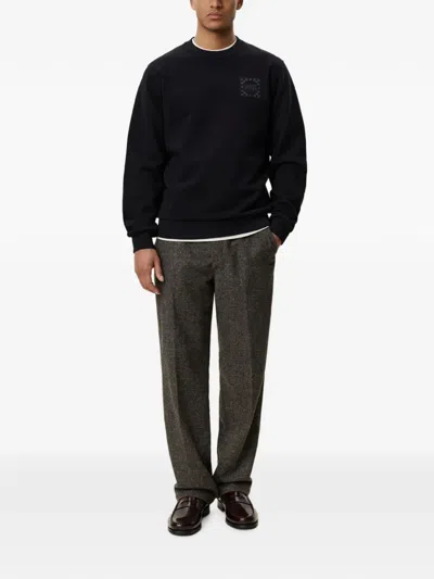 Les Deux Logo-print Sweatshirt In Black