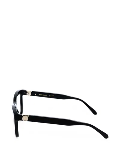 Ferragamo Eyewear 간치니 캣아이 프레임 안경 In Black