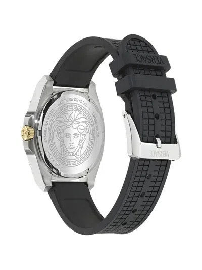 Versace Greca Pulse 38mm Watch In Black