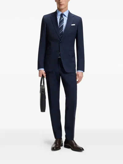 Hugo Boss 레더 브리프 케이스 In Black
