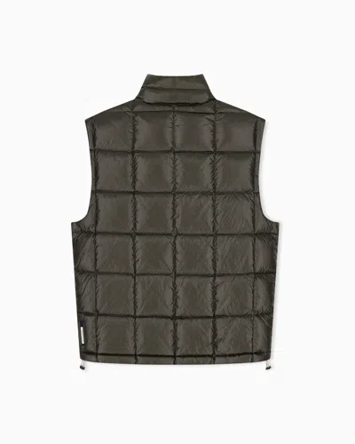 Armani Exchange Down Jacket Nylon With Down Feather Padding In Gray