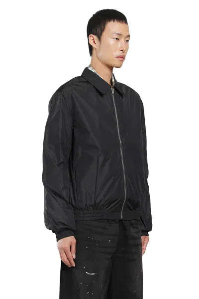 Acne Studios Lightweight Nylon Jacket In Black