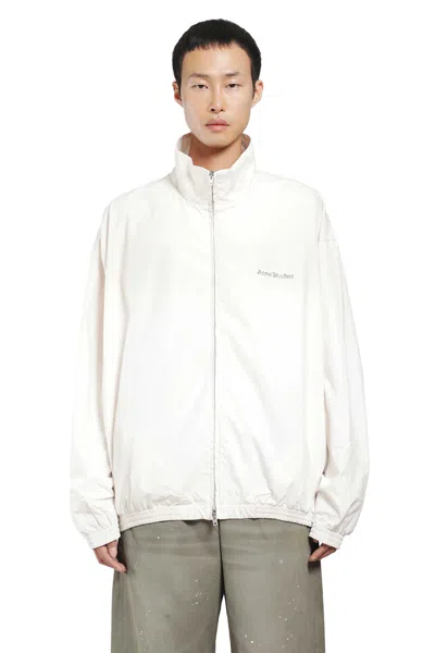 Acne Studios Washed 1996 Logo Jacket In White