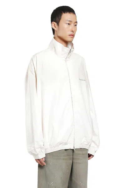Acne Studios Washed 1996 Logo Jacket In White