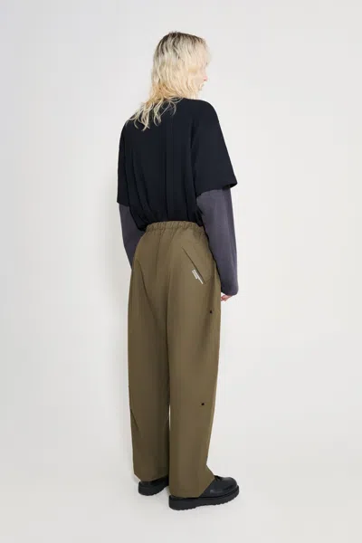 Stutterheim Bash Zip Trousers In Green