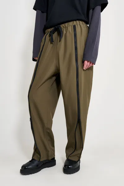 Stutterheim Bash Zip Trousers In Green