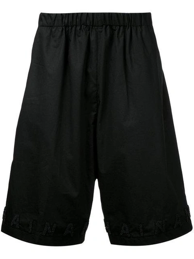 Shop Wan Hung Haina Shorts - Black