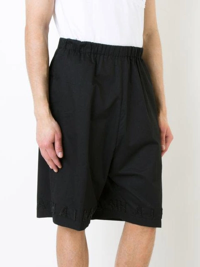 Shop Wan Hung Haina Shorts - Black
