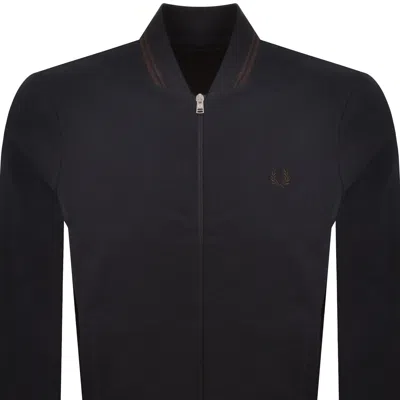 Fred Perry Bomber Jacket Navy In Navy