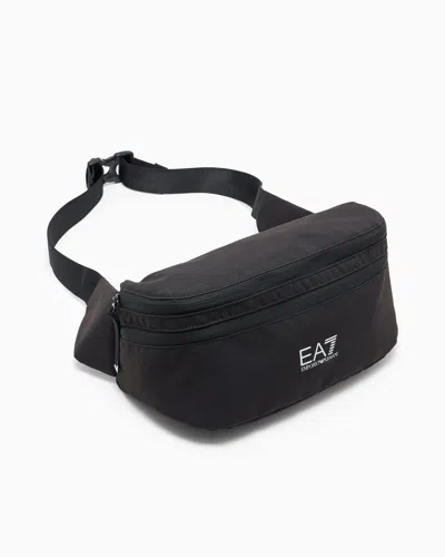Ea7 Foldable Backpack In Black