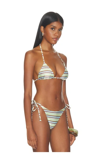 L*space Lspace Sonia Reversible Triangle Bikini Top In Multi