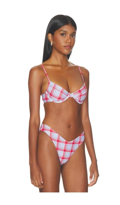 Weworewhat Full Coverage Underwire Bikini Top In Multi