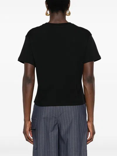 A.p.c. T-shirt Boxy Micro Logo Gots In Black