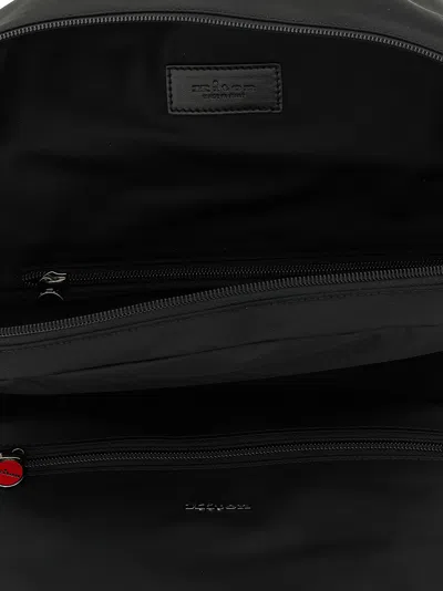 Kiton Logo Backpack In Black