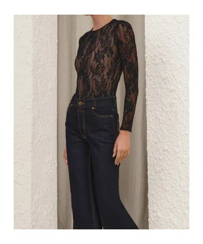 Zimmermann Lace Bodysuit In Multi