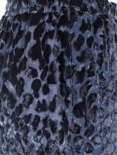 Pierre-louis Mascia Leopard-pattern Drawstring Trousers In Multi