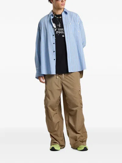 Palm Angels Feel High Oversized T-shirt In Black