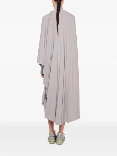 Norma Kamali Oversized Shawl In Gray