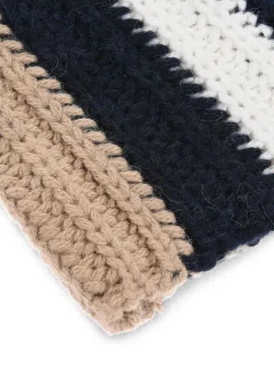 Dsquared2 Striped-pattern Beanie Hat In Multi