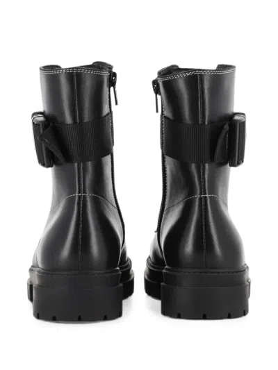Dkny Buckle-strap Ankle Boots In Multi