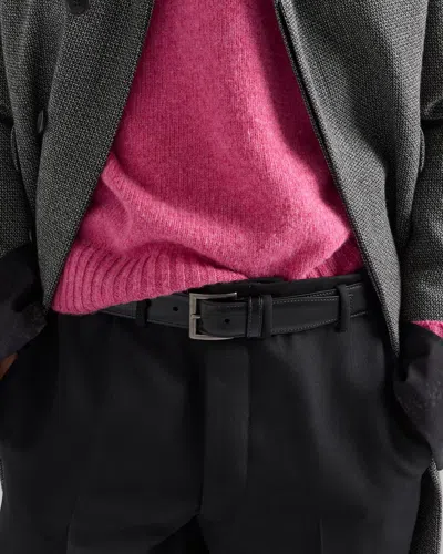 Prada Leather Belt In Black