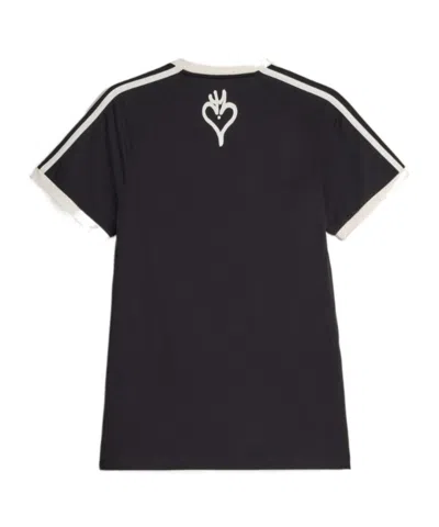 Y-3 Graphic Cotton Short-sleeve T-shirt In Black