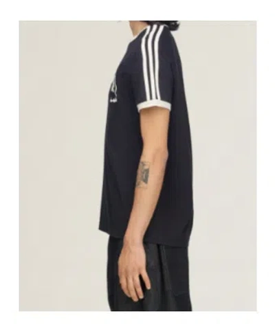 Y-3 Graphic Cotton Short-sleeve T-shirt In Black