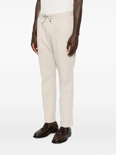 Herno Drawstring Pleated Trousers In Neutral