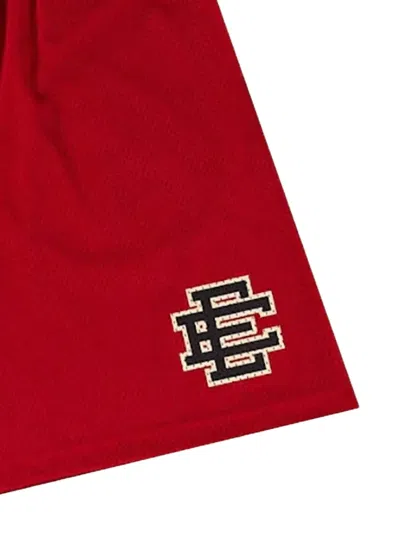 Eric Emanuel Basic Logo-print Shorts In Red