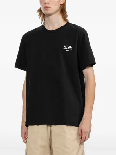 A.p.c. A. P.c. Standard Regular Fit T-shirt In Black