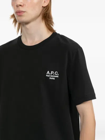 A.p.c. A. P.c. Standard Regular Fit T-shirt In Black