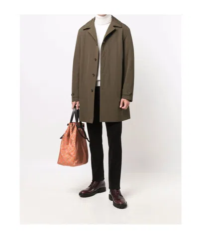 Aspesi Single-breasted Long-sleeve Jacket In Multi