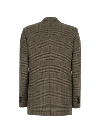 Tagliatore Jasmine Double-breasted Check-pattern Jacket In Black
