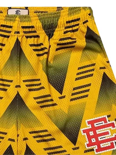 Eric Emanuel Basic Ee Mesh Shorts In Yellow