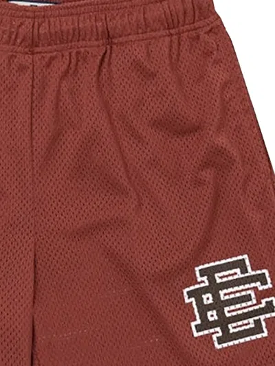 Eric Emanuel Ee Basic Mesh Shorts In Brown