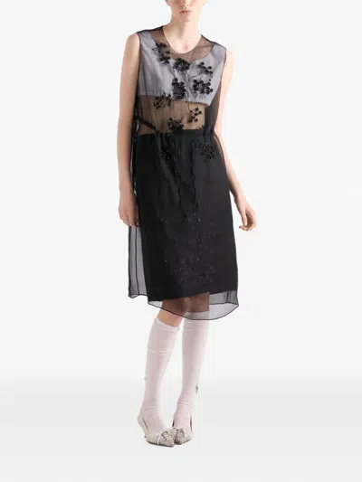Prada Poplin Top In White