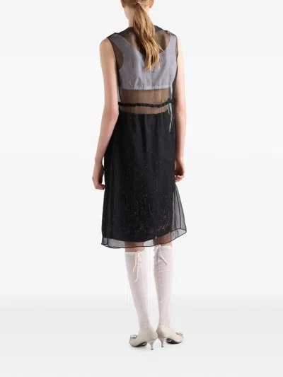 Prada Poplin Top In White