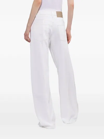 Helmut Lang Distressed Bootcut Jeans In Multi