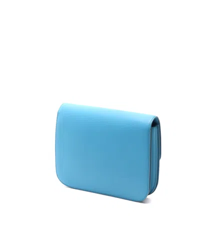 Celine Céline Medium Classic Box Bag In Blue
