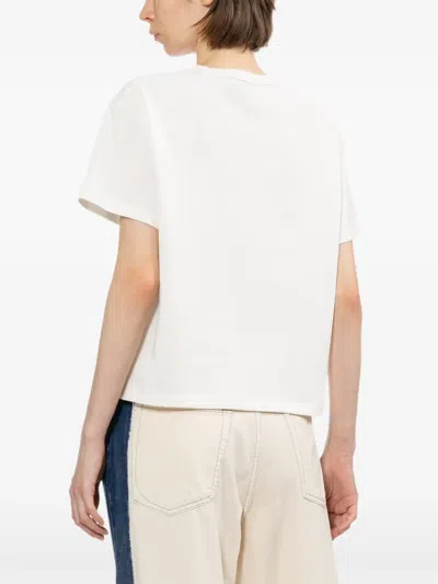 A.p.c. Logo-print T-shirt In White