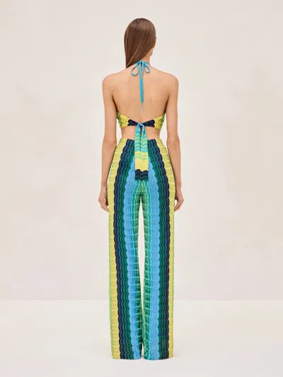 Alexis Annaliese Top In Blue Multi In Multi