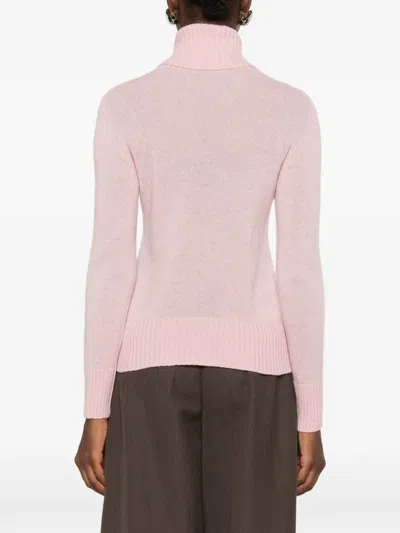 Aragona Turtleneck Sweater In Pink