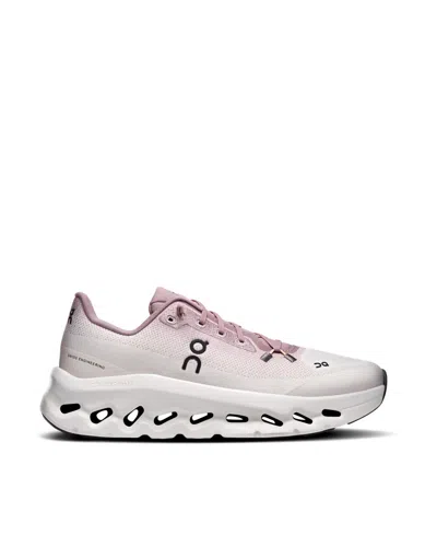 On Running Cloudtilt Lightweight Womans Sneakers In Beige And Violet In Pink