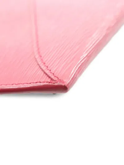 Pre-owned Prada 2010s Envelope Long Wallet In Pink