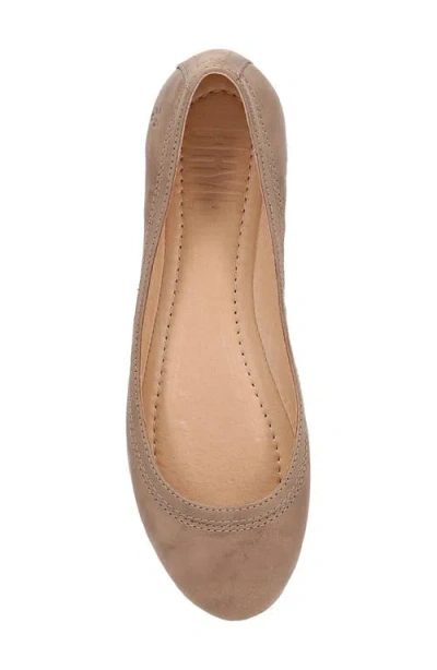 Frye Carson Ballet Flat In Black